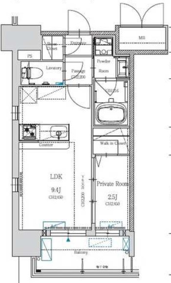 CIDNAL　THE　PLACE 間取り