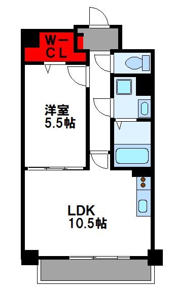 プロニティ空港前 間取