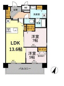 グランデール博多 間取り