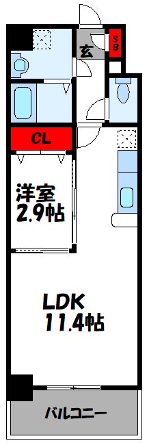 CASSIOPEIA　HAKOZAKI 間取り