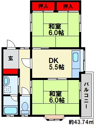 ブルーロード 間取り　※現状優先