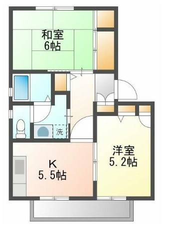 アベニュー若宮A 間取り