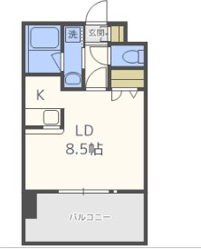 エンクレストNEO博多駅南 間取