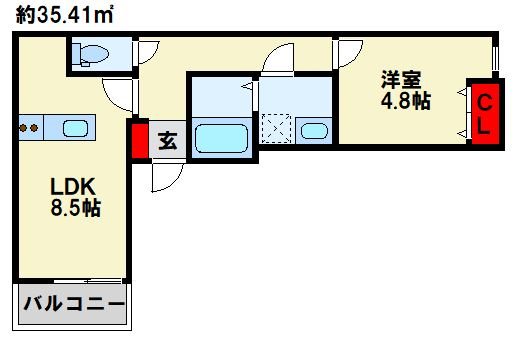 板付7丁目AP 間取り