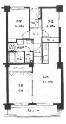 大名サンハイツ 間取り