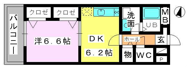 ジュネス和白丘 間取