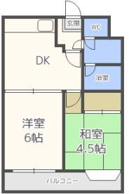 アークヴィラ大濠西 間取り