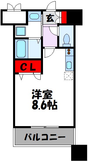 ヴィラクレスト吉塚（旧サムティ吉塚南) 間取り