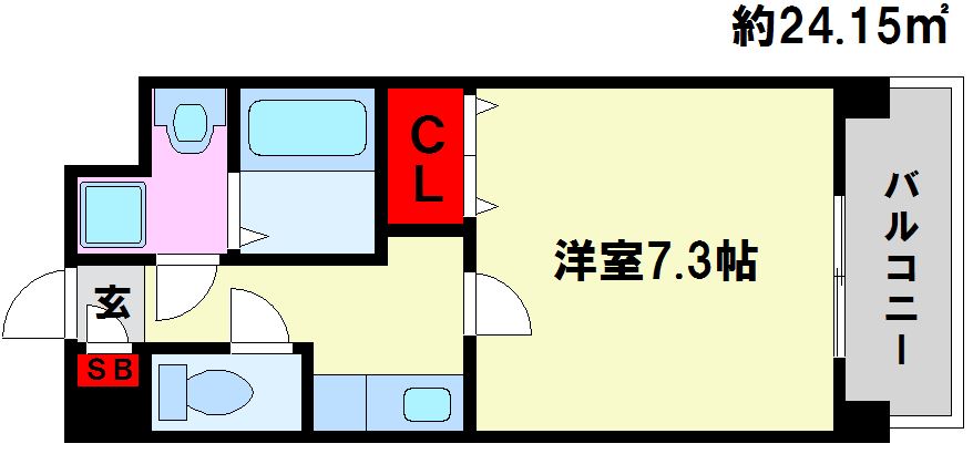 レジディア高宮 間取図