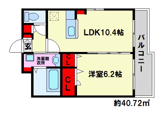 グランドゥール清水 間取図