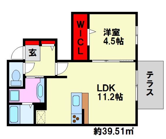 D-room老司 間取り　※現状優先