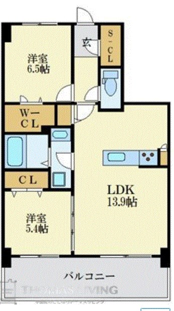 ブローテ東光寺 間取り