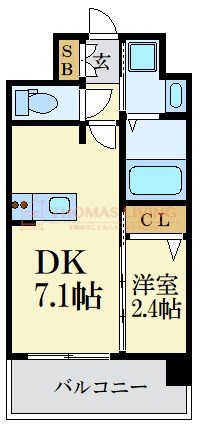 エンクレスト天神LINK 間取り