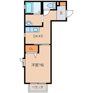 アネックス西新 間取り