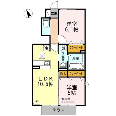 テラスＴ 間取り