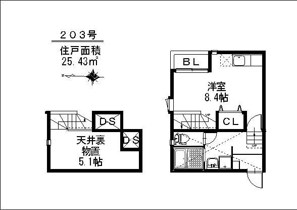 エルソール竹下 間取図　※現状優先