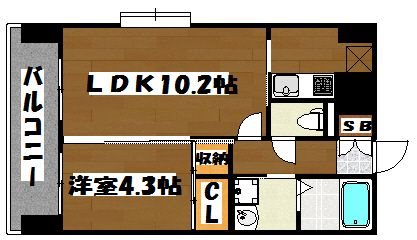 アセットヒルズパークサイト博多 間取り図