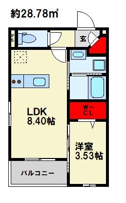 Alivis南福岡north 間取り　※現状優先