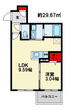 Alivis南福岡south 間取り　※現状優先