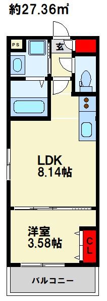 Alivis南福岡south 間取り　※現状優先