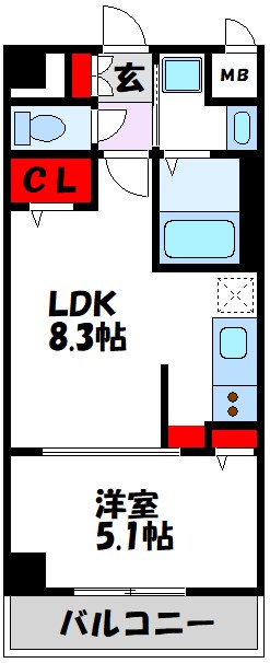 ヴァロアール博多 間取り