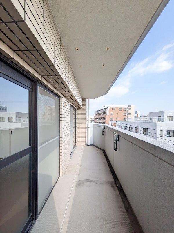 アクシオン城南 ベランダ