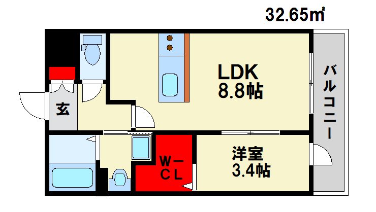 ソシオス春日駅前 間取り図