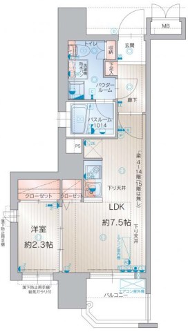 アクタス博多パークシティ 間取り