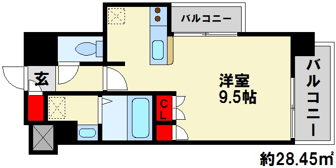 RJRプレシア南福岡 間取図
