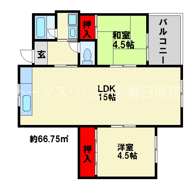宝玄ビル 間取図　※現状優先