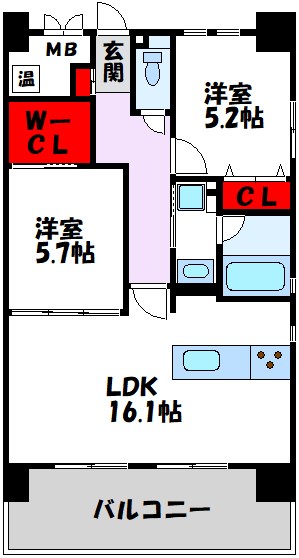イル・ルビコーネ 間取り