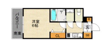 エステムプラザ博多駅南 間取