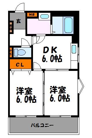 メゾンドールヨコヤマ 間取り
