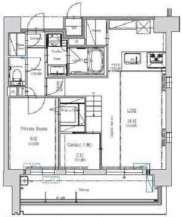 CIDNAL　THE　PLACE 間取り