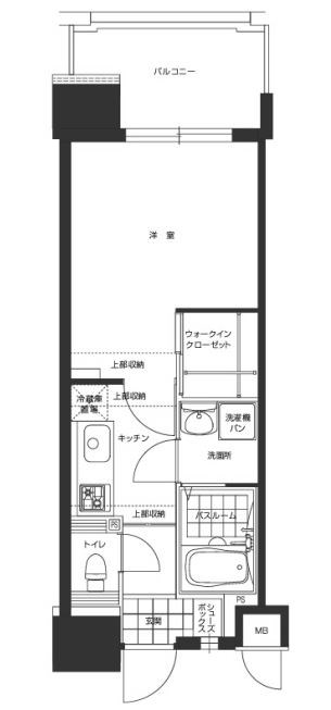 エンクレスト博多駅東 間取り図です。