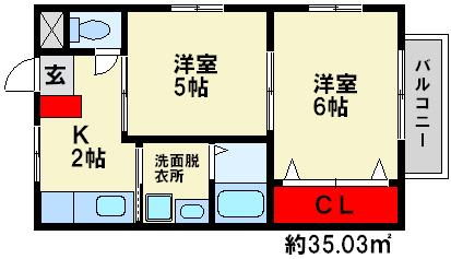 ラフィネ惣利 間取図