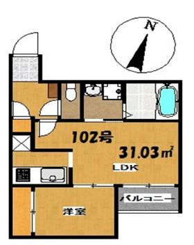 kag.R大濠Ⅲ 間取り