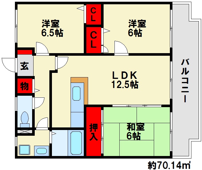 K's ガーデン 間取図　※現状優先