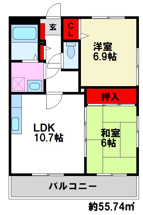 レジデンス俗明院  間取図
