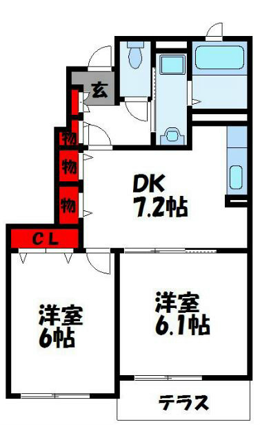 エステート桜Ⅱ 間取り