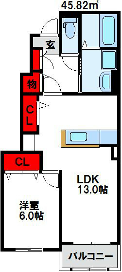 アルカディアⅠ 間取り