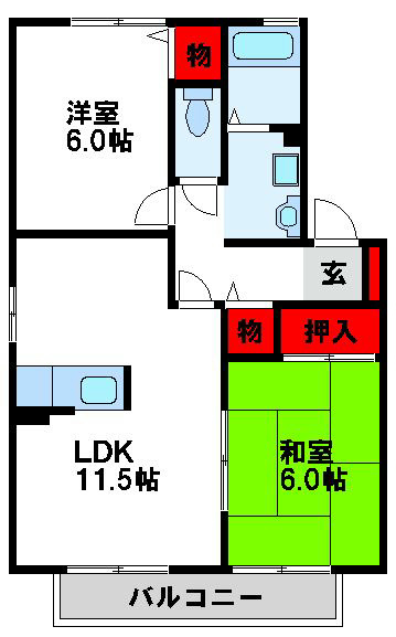 サンスクエア水巻南　 間取り
