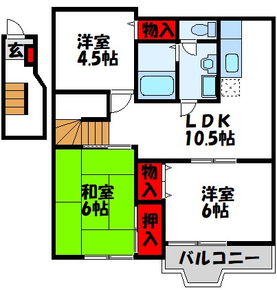 ブルック遠賀  間取り