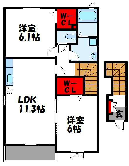リトルウィローB 間取り