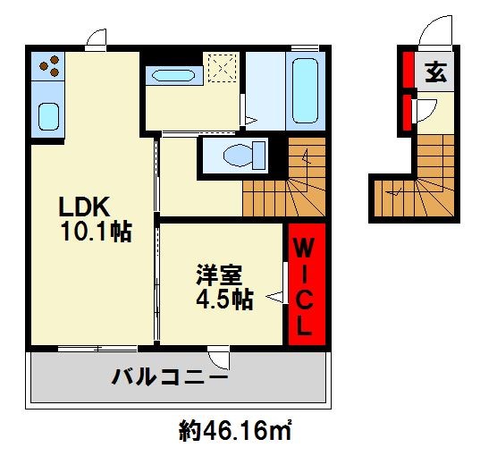 ブラン惣利 間取り図