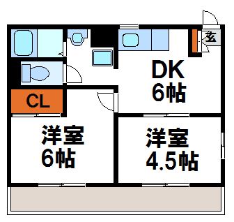 シーサイドヴィラ津屋崎Ⅰ 間取り