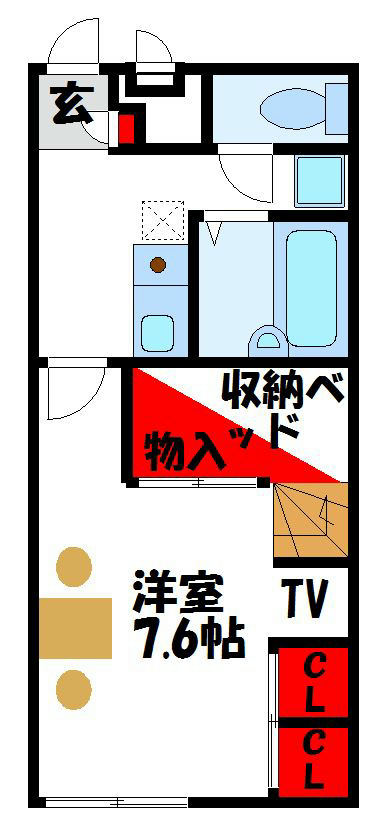 レオパレスみなみ 単身向けのお部屋です。