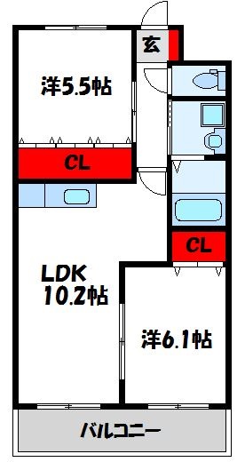 ピースフルユウ  間取り