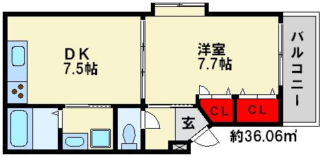 セントヴィラージュ 間取り　※現状優先