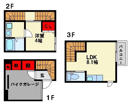 LA SCUDERIA 間取